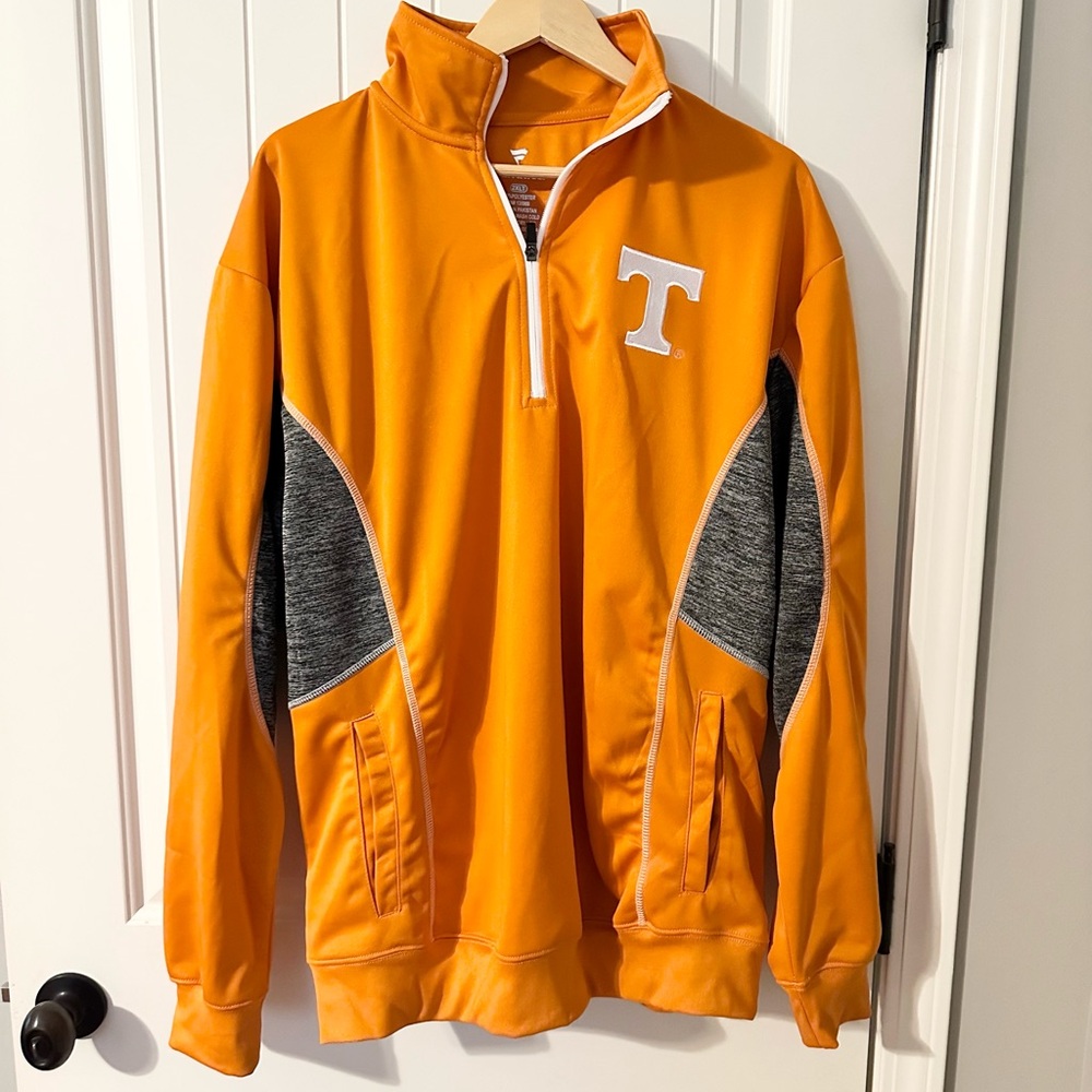 Fanatics Orange & Gray Tennessee Volunteers 1/4 Zip Lightweight Jacket